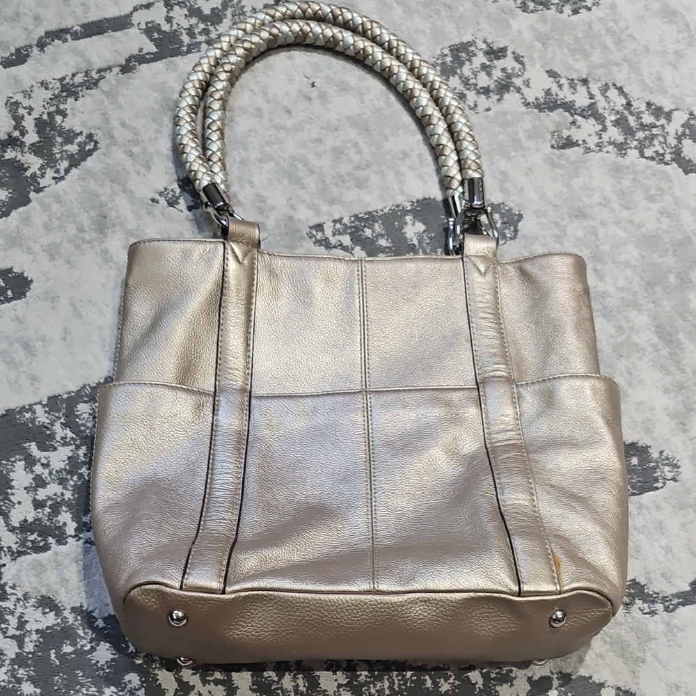 Elegant Metallic Tote Bag